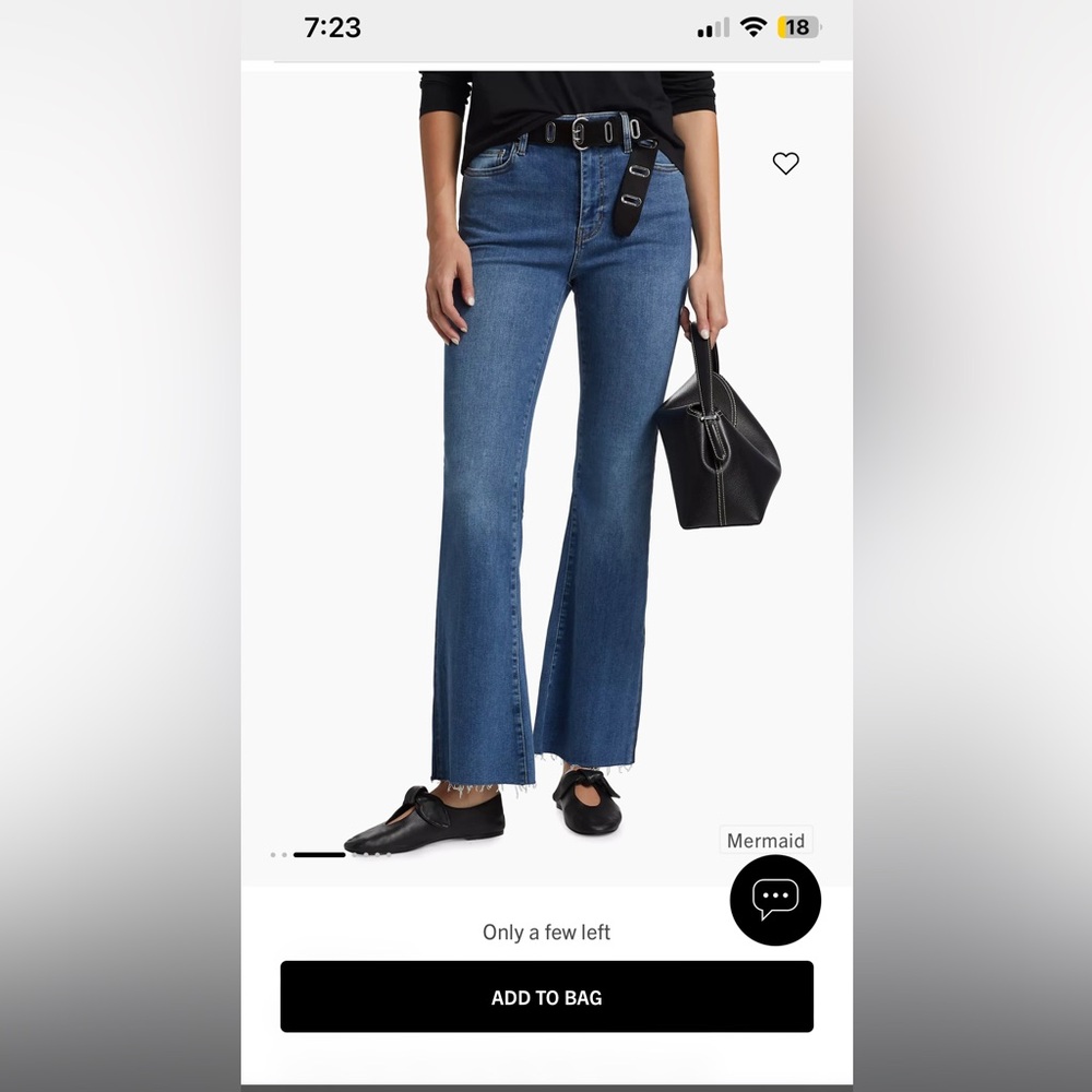 Brand new Frame Le Easy Flare Jeans, size 26